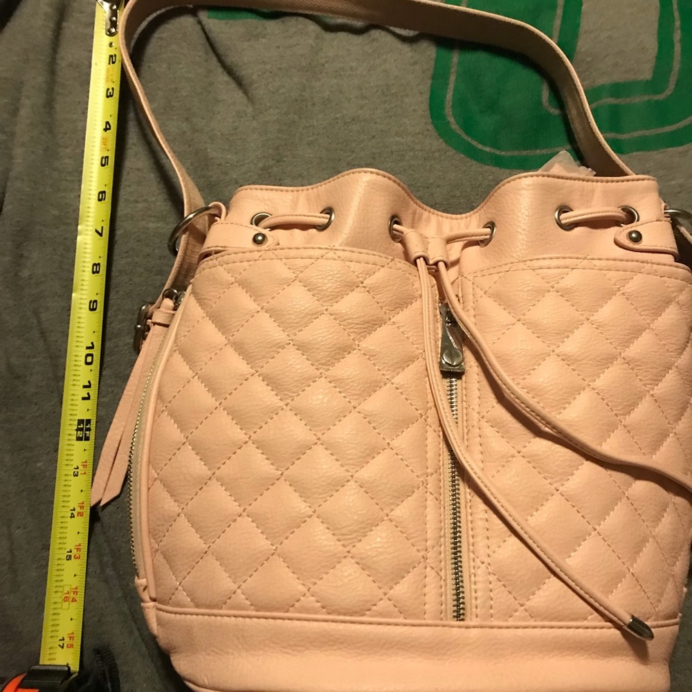 EUC pink quilted Steve Madden set